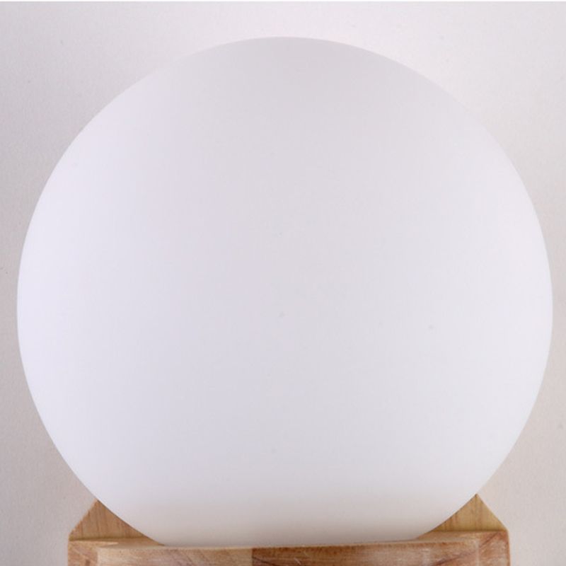 Modern Style Global Wall Light Sconces Wood 1 Light Wall Mounted Lamps