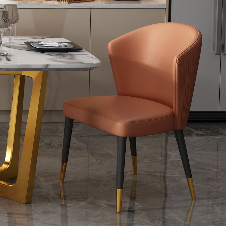 Sedia laterale scandinava interna imbottita sedia sala da pranzo di legno di legno