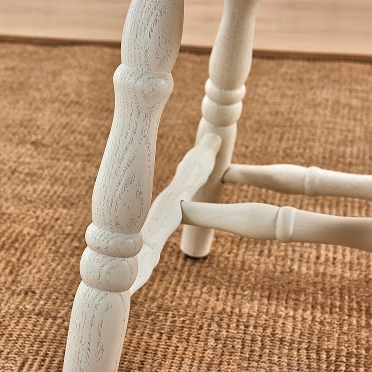 Solid Wood Traditional Dining Room Chair Matte Finish Windsor Back Side Chair