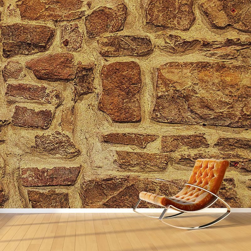 Industrial Style Brick Wallpaper Murals Stain Resistant Living Room Wall Covering