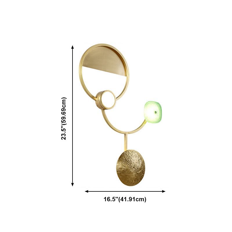 Multi -Lichter runde Wandmontageleuchte moderne Metall Wandleuchte Metall Wandleuchte