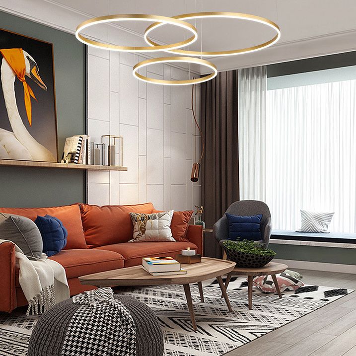 Lustre à cadre en métal contemporain Restaurant du lustre suspendu avec une teinte acrylique