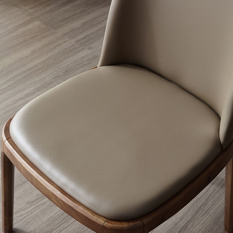 Chaise rembourrée de style contemporain de 16 po de large, chaise Parsons pour la maison