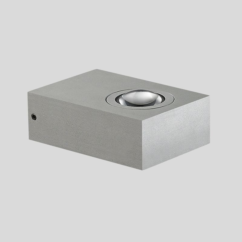 Square Shape Metal Wall Light Modern Style Multi Lights Wall Mount Light Fixture