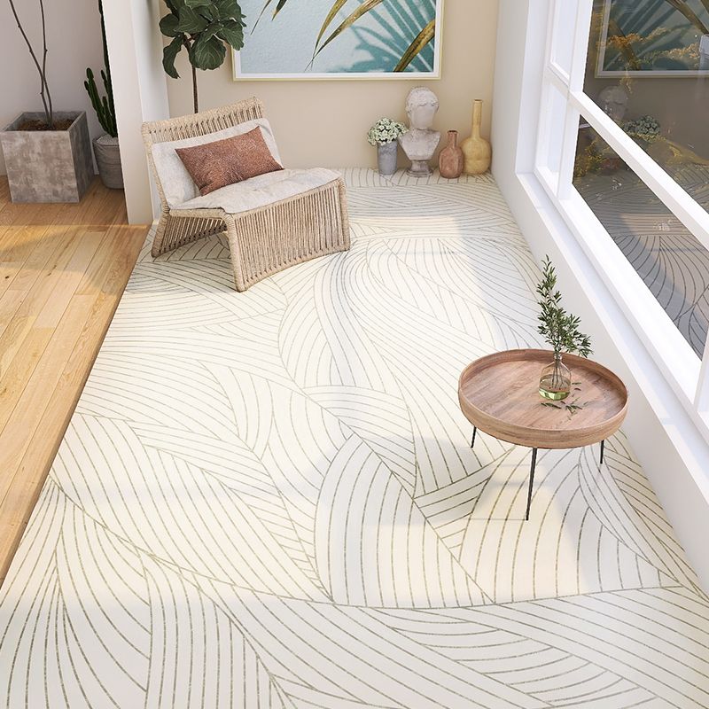 Novelty Shape Colorblock Rug Morandi Color Modern Area Rug Polyester Easy Care Carpet