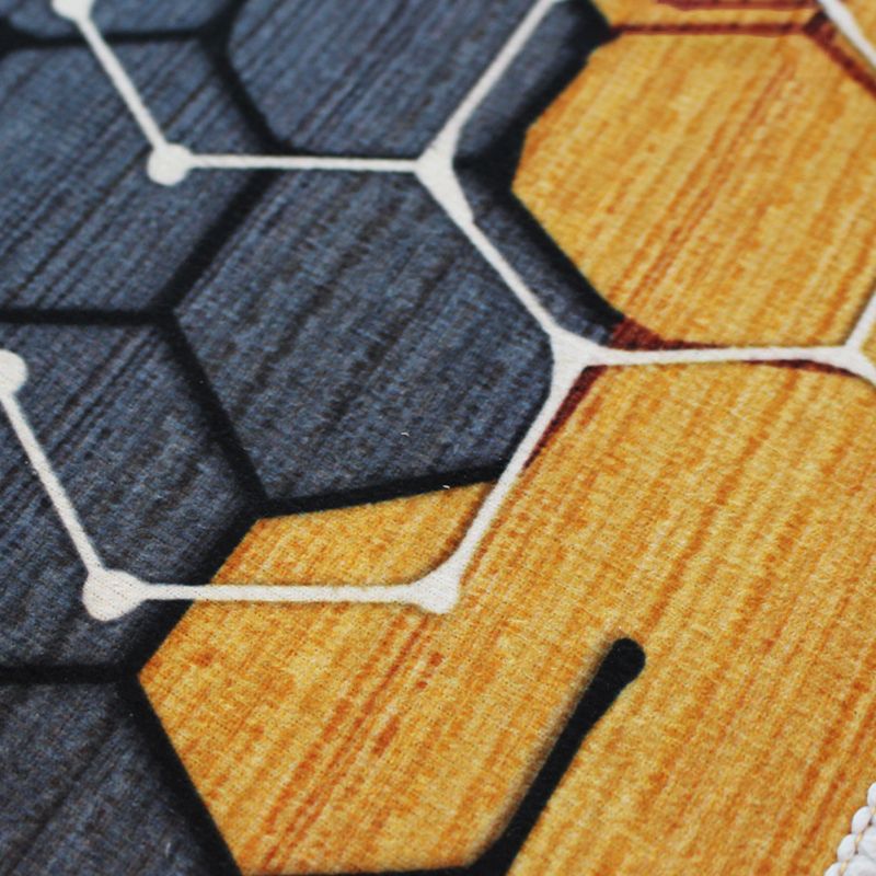 Light Grey Striped Carpet Polyester Casual Carpet Stain Resistant Carpet for Sitting Room