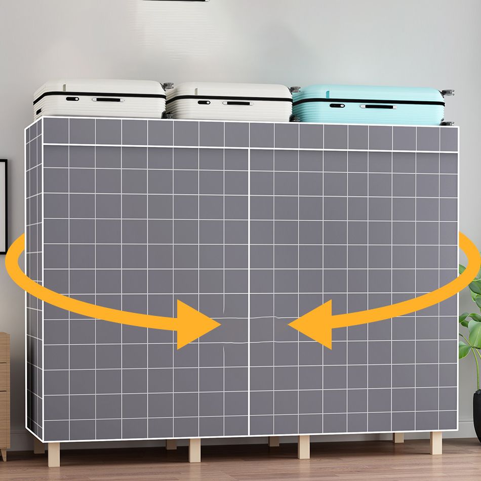 Modern Freestanding Wardrobe Closet Pine Wood Wardrobe Cabinet