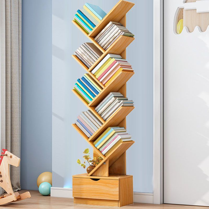 Wooden Bookcase Modern Style Home Living Room Bedroom Bookshelf