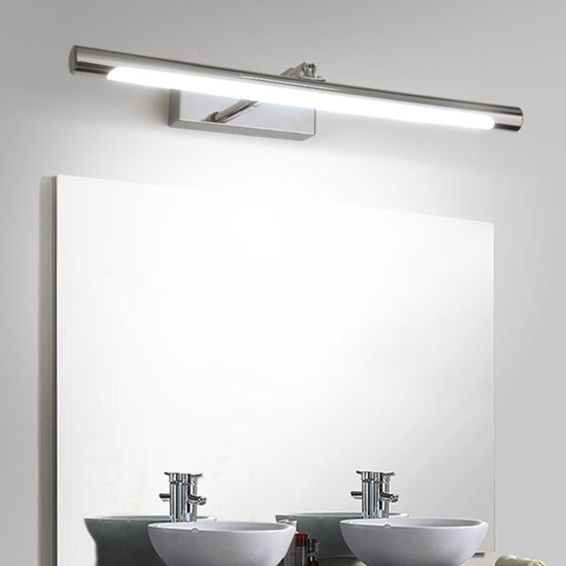 Modern Style Vanity Light Simple LED Mirror Front Light with Acrylic Shade for Bathroom
