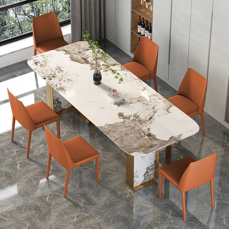 Silla auxiliar para el hogar de estilo moderno, silla de comedor tapizada con respaldo sólido (juego de 2)