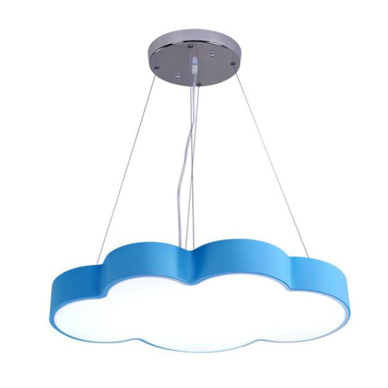 Cloud Shade Nursery Chandelier Lighting Acrylic Minimalist LED Pendant Light Fixture