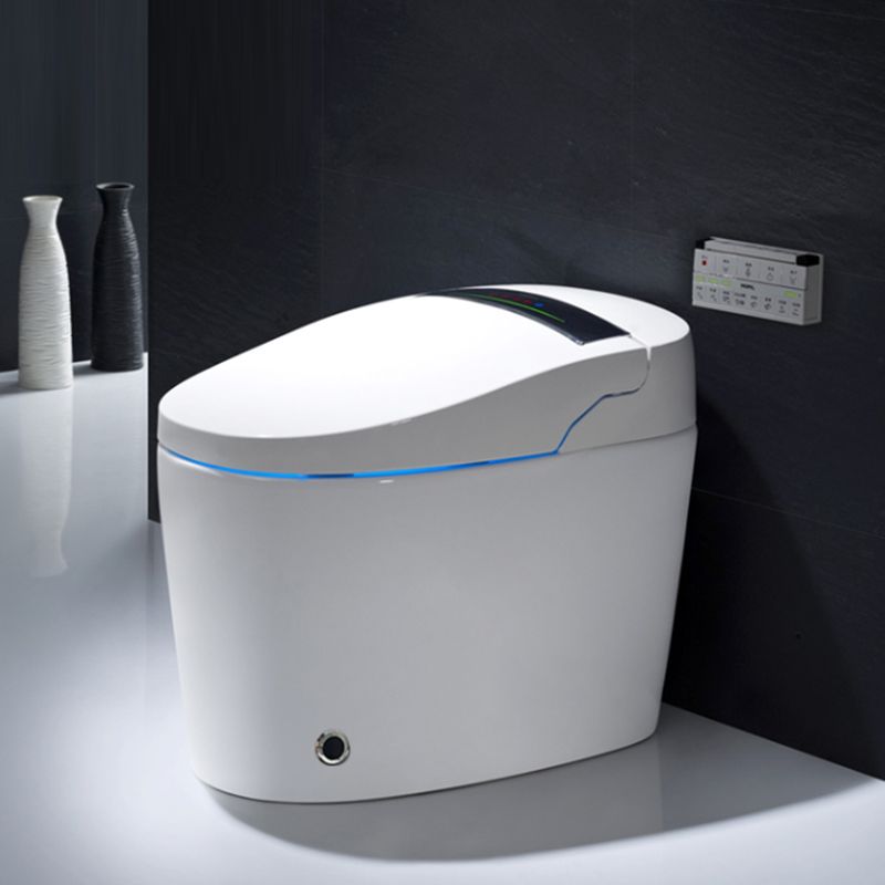 Contemporary Siphon Jet Flush Toilet One Piece Toilet Bowl for Bathroom