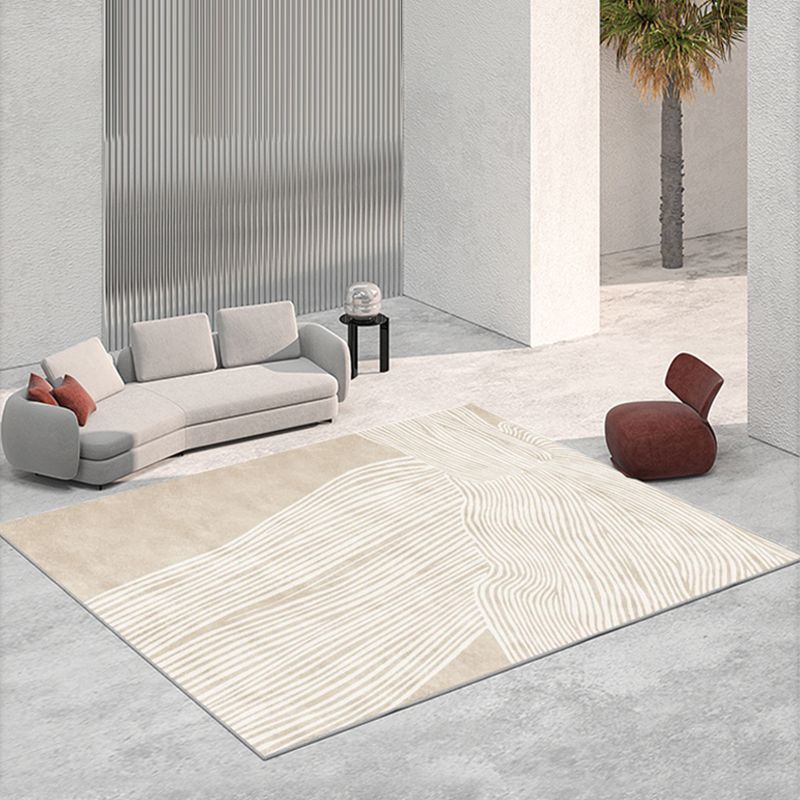Minimalistisch grafisch patroon Tapijten Polyester binnen tapijt Tapijt Non-slip ruggebied Tapijt voor woonkamer