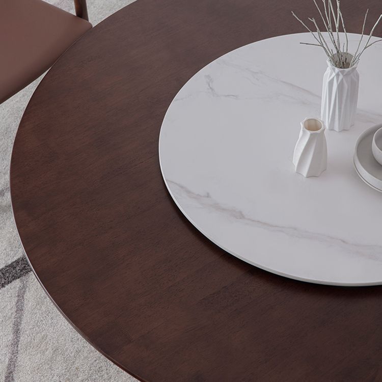 Traditional Standard Sintered Stone Top Dining Room Set of Round Shape for Kitchen Table Set