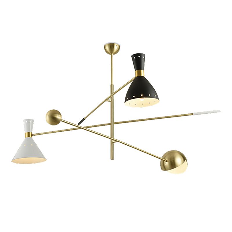 Assayeurs d'éclairage de pendentif nordique contemporain métal