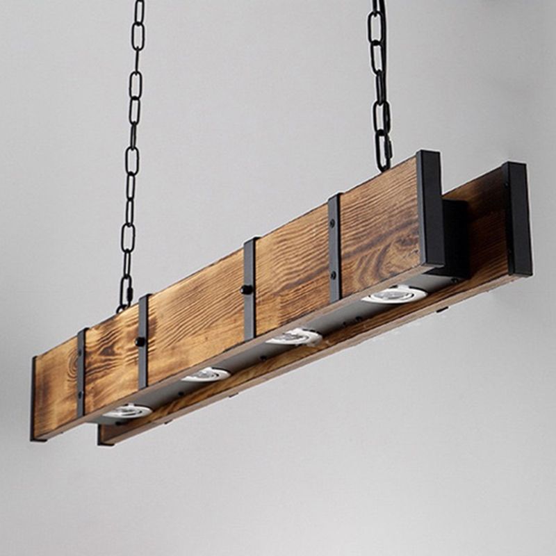 COLORE DI LEGGIO LUCE PENDANTE ISLANDE RETTANGULER