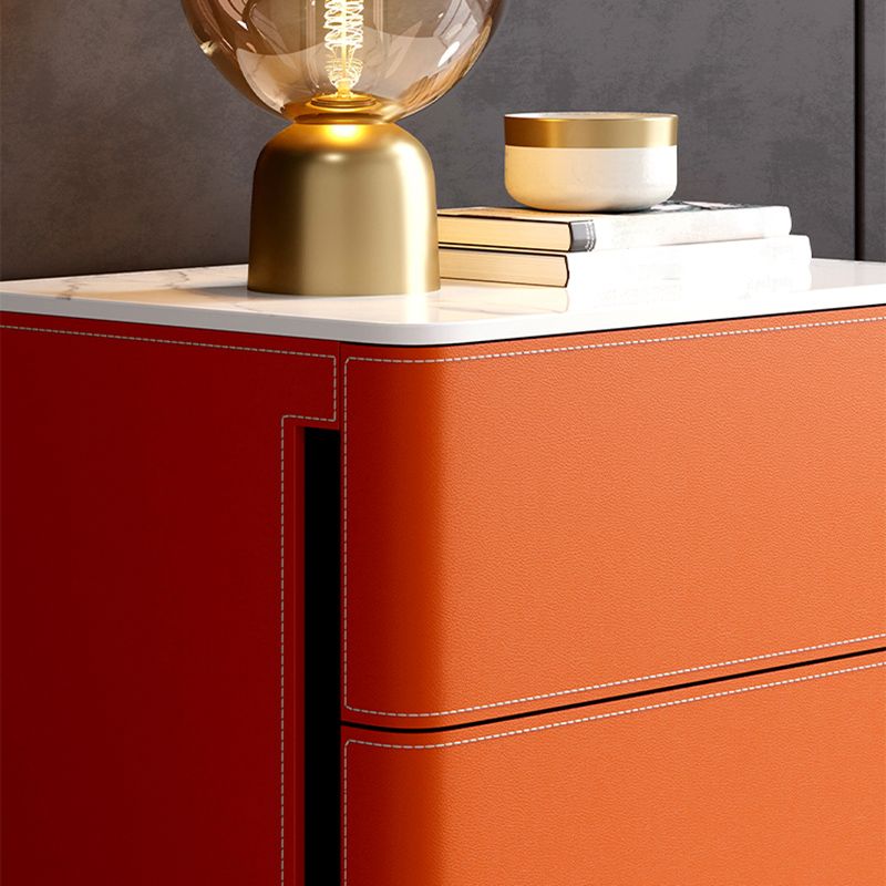 21.6" W Slate Chest Modern Style Vertical Dresser with Multi Drawers