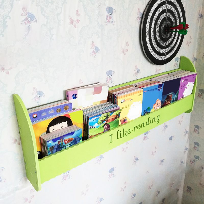 Modern Wall Mounted Bookcase Engineered Wood Bookshelf for Home Use