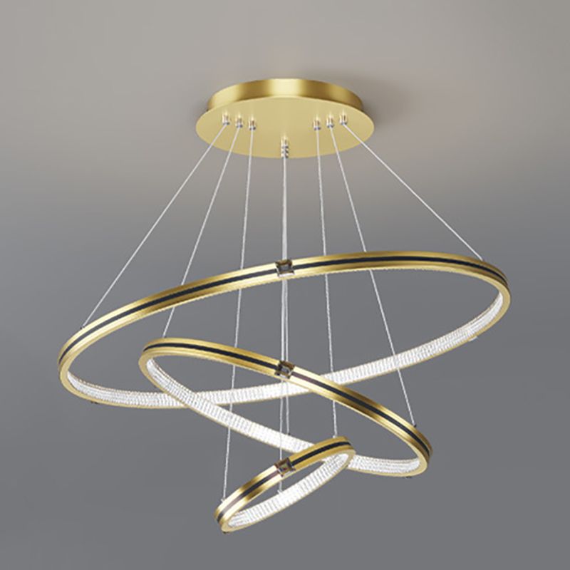 Multi-Tier Chandelier Light Fixture Modern Simplicity Acrylic Pendant Lighting for Restaurant