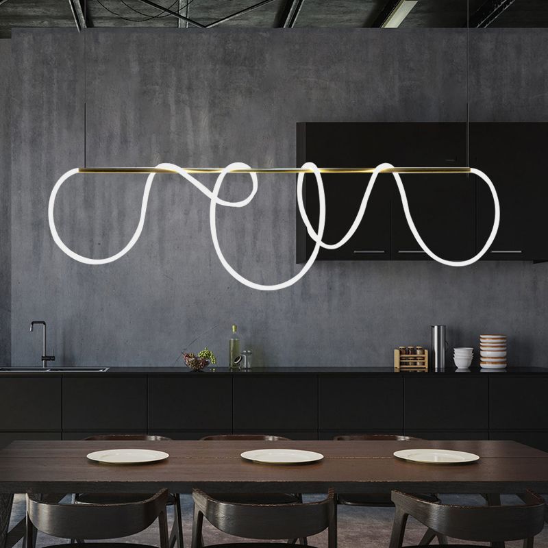 Noordse moderne eenvoudige stijl hanglampje kroonluchter verlichtingsarmatuur voor eetkamer