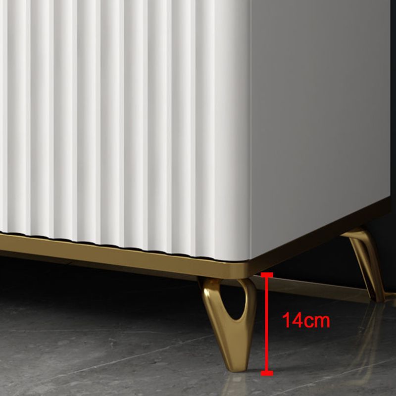 Classic Glam Matte Finish Combo Dresser Horizontal Bedroom Storage Chest