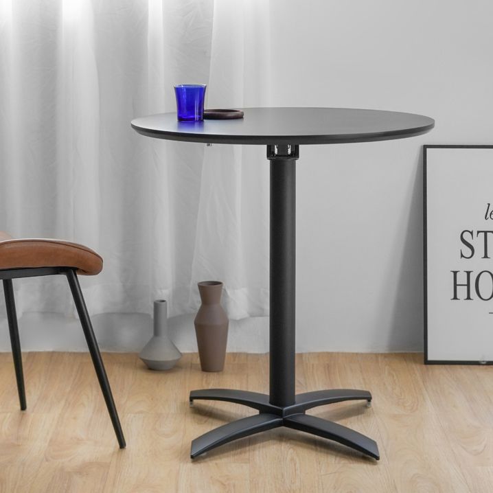Tavolo da pranzo in legno solido rotondo Simplicity Style Dining Room Collection per interno