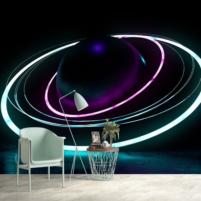 Modern Style Illustration Wall Mural Wallpaper Geometric Pattern Bedroom Wall Mural