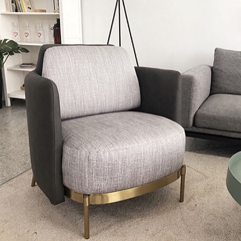 Barrel Chair 29.92" L x 29.52" W x 29.13" H Arms Included Barrel Accent Chair