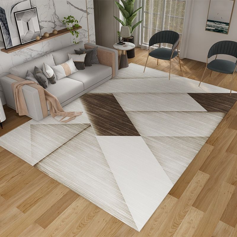 Simplicity Harlequin Printed Carpet Polyester Area Rug Stain Resistant Indoor Carpet for Living Room