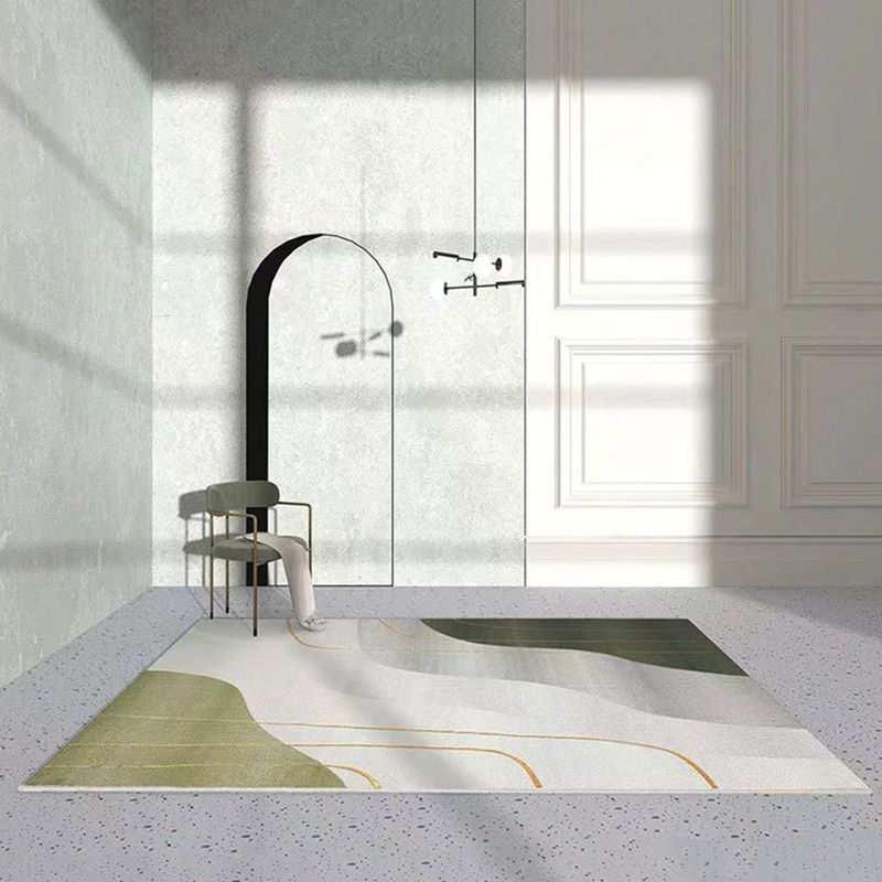 Animal Skin Modern Style Rug Rectangle Shape Stain Resistant Rug for Home Decor