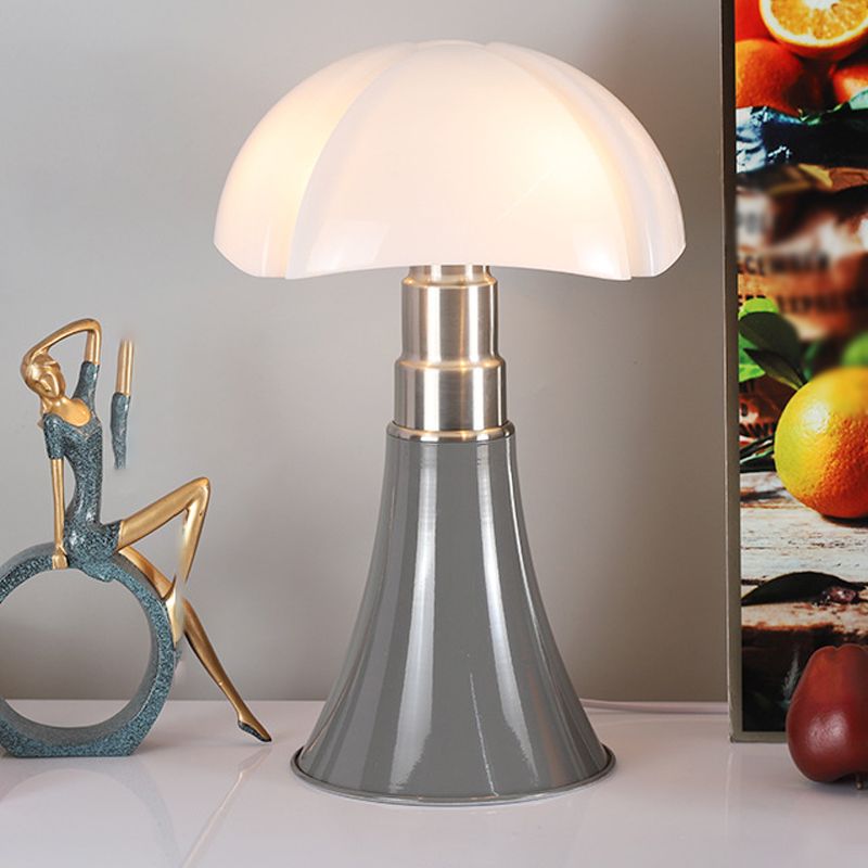 Dome Table Lamp Modern Style Metal Single Light Nightstand Lamp
