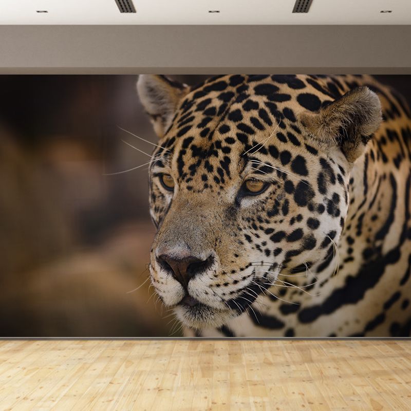 Lifelike Leopard Animal Wall Covering for Bedroom Living Room ,Waterproof