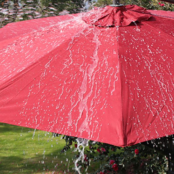 Farmhouse Solid Wood Picnic Table UV Resistant Brown Patio Table