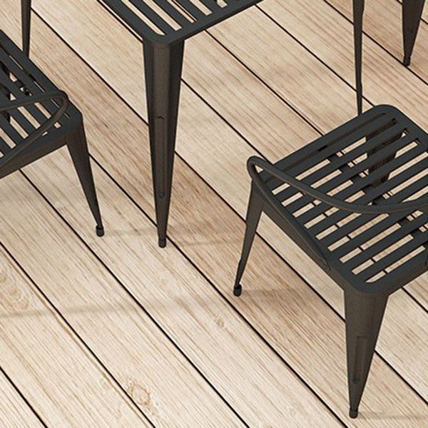 Modern Metal Bistro Set 1/5/7 Pieces Dining Bistro Set for Outdoor