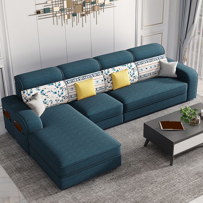 126" Square Arm Sectionals,Living Room Sectional sofa,L-Shape