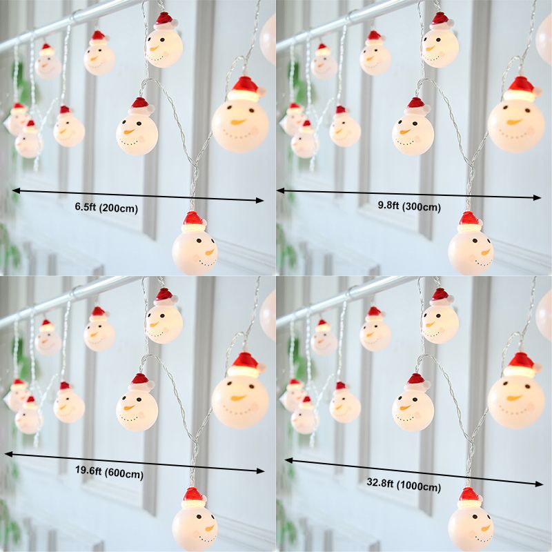 Modern Romantic LED Christmas Lamp Plastic Decorative Lights for Exterior Spaces