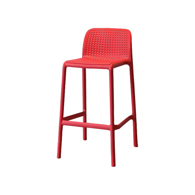 Moderno sgabello da bar in plastica da bar di plastica con sedile in plastica
