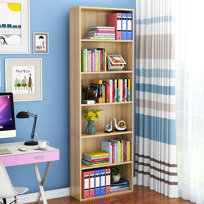 Closed Wooden Bookcase Modern Minimalist Home Living Room Bedroom Rectangular Bookshelf