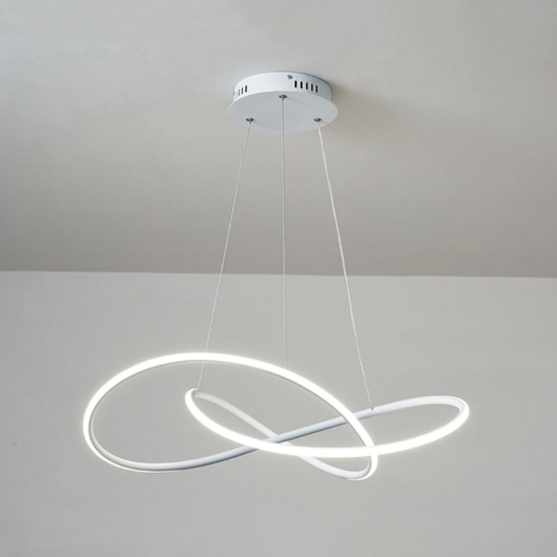 Contemporary LED Chandelier Light Fixtures Linear Hanging Chandelier for Dining Room