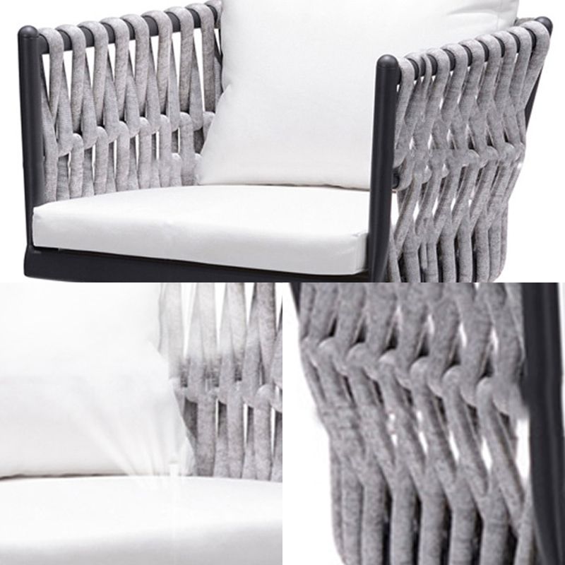 Bohemian Style Dining Set 1/4/5/7 Pieces Wood Dining Table Set for Patio