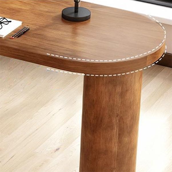 Industrial Style Wood 1/2 Pieces Bar Table Set Rectangle Bar Table for Home