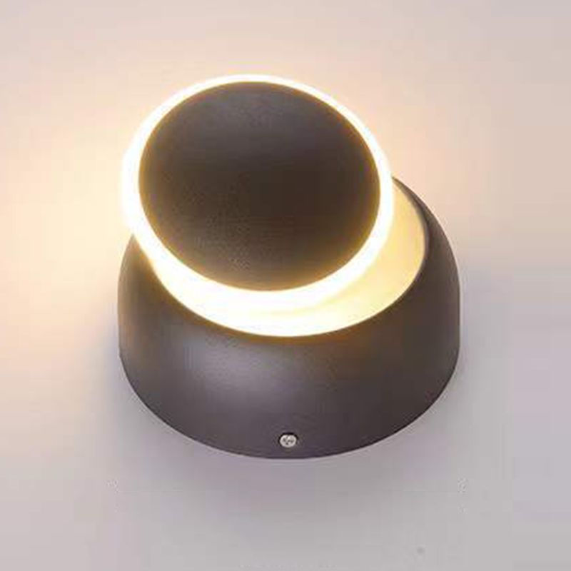 Plastic Sconce Light Modern Style Wall Sconce Lighting for Living Room