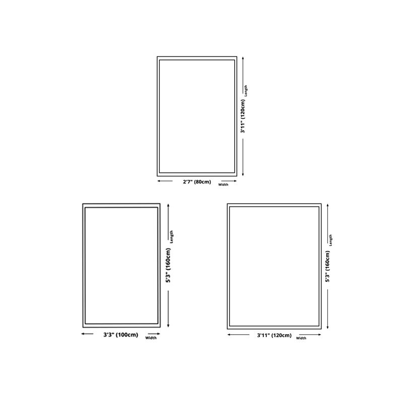 Alfombra de área azul tradicional alfombra de medallón impresa poliéster alfombra alfombra alfombra para salón para salón