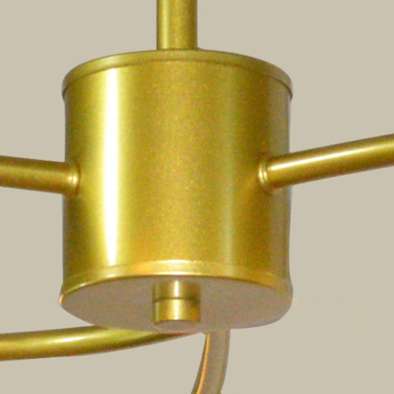 Cilindros de araña colgante de forma de cilindro Fixes de luz colgante de metal contemporáneo