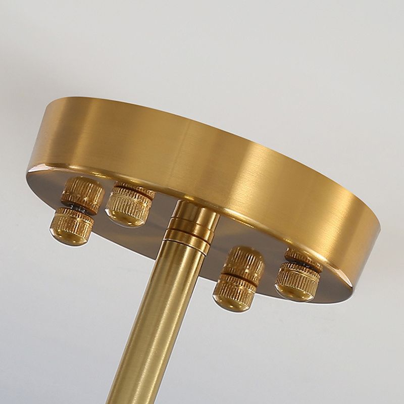Modern Glass Ceiling Lamp Minimalist Flush Mount Light Fixture for Bedroom