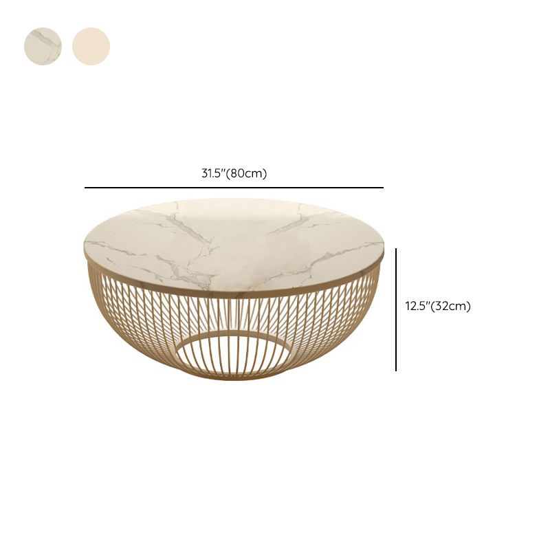 Simplicity Coffee Table White Coffee Cocktail Table with Storage
