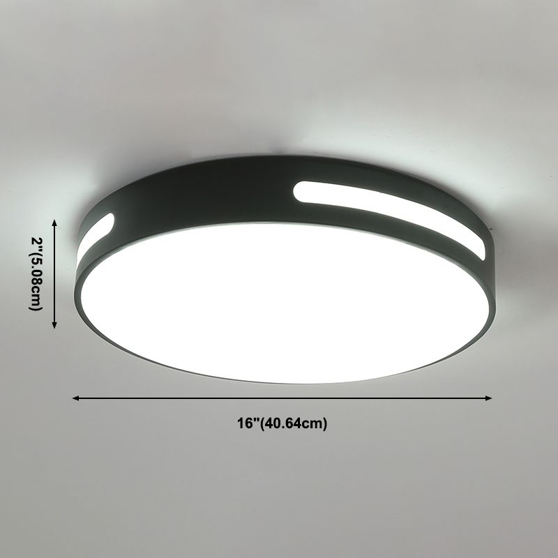 Lámpara de techo LED con montaje empotrado simple y pantalla acrílica