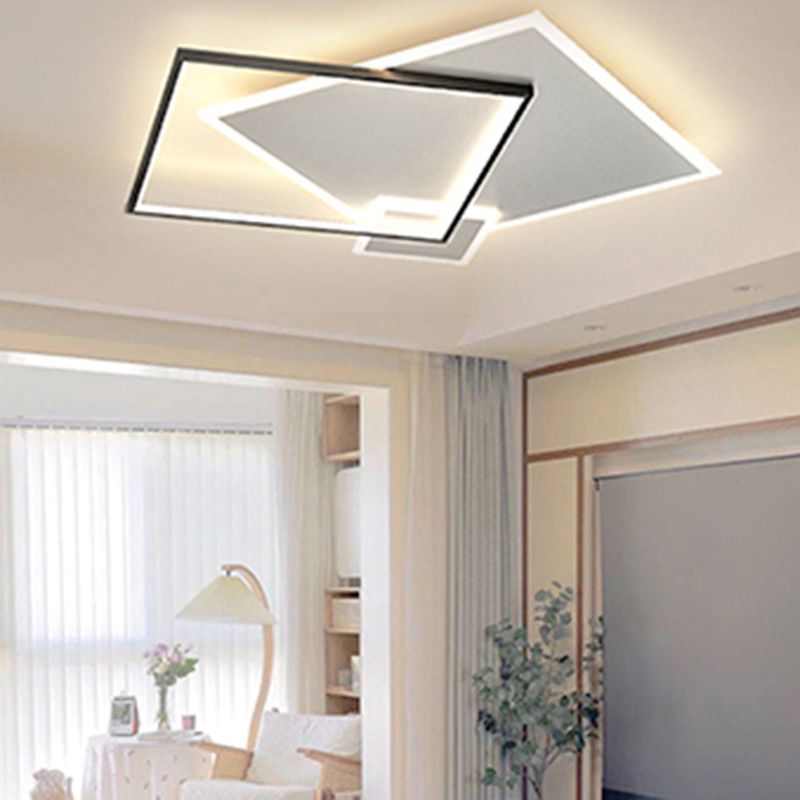 Luz montada en el techo geométrica del montaje empotrado del metal LED del minimalismo para el dormitorio