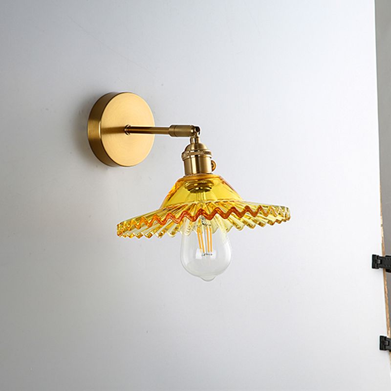 Armed Vanity Wall Lights Modern Nordic Style Glass Single Vanity Lamp