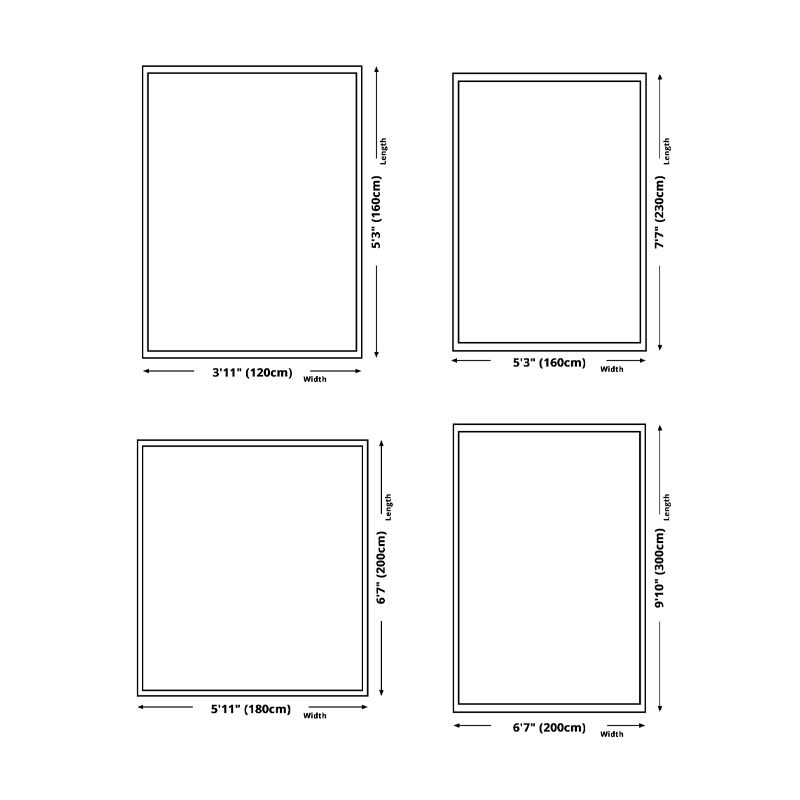 Pink Noordse vloerkleed Polyester Kleurblok Teken Resistent Tapijt voor salon